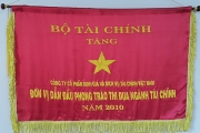 Cờ thi đua Bộ Tài chính 2010